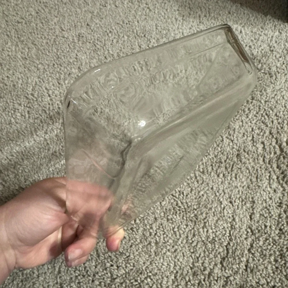 Vintage Small Pyrex 7210 3-Cup Clear Glass Casserole Baking Dish 7